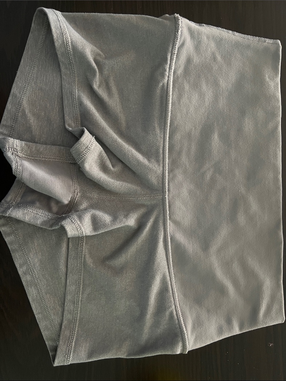 lululemon athletica Light Gray High-Rise Bike Shorts